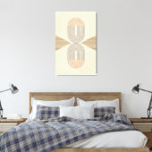 Mid-Century Modern Abstract Wall Art  キャンバスプリント (インサイチュ (寝室))