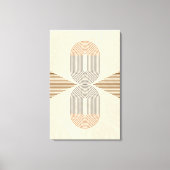 Mid-Century Modern Abstract Wall Art  キャンバスプリント (正面)