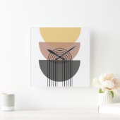 Mid Century Modern Acrylic Wall Clock スクエア壁時計 (ホーム)