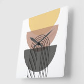 Mid Century Modern Acrylic Wall Clock スクエア壁時計 (傾斜)