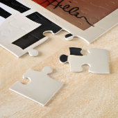 Mid Century Modern Art Beatnik Poet ジグソーパズル (側面)