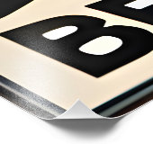 Mid Century Modern Art Beatnik Poet フォトプリント (角)