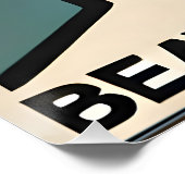 Mid Century Modern Art Beatnik Poet ポスター (コーナー)