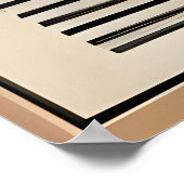 Mid Century Modern Art He Follows The Sun ポスター (角)