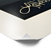 Mid Century Modern Art Mountain Sunrise Martini フォトプリント (角)