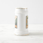 Mid Century Modern Art Shamrock Martini Sláinte!  ビールジョッキ (中央)