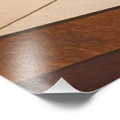 Mid Century Modern Art Shamrock Martini Sláinte!  フォトプリント (角)