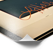 Mid Century Modern Art Sunrise Sunset フォトプリント (角)