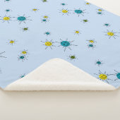 Mid-Century Modern Atomic シェルパブランケット (3/4)