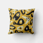 Mid Century Modern Atomic Abstract クッション (裏面)