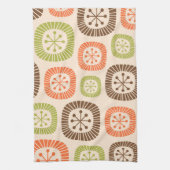 Mid Century Modern Atomic Age キッチンタオル (縦)