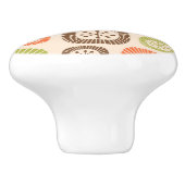 Mid Century Modern Atomic Age セラミックノブ (側面)