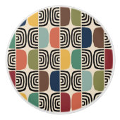 Mid Century Modern Atomic Age セラミックノブ (正面)
