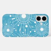 Mid-Century Modern Atomic Christmas Snowflakes Case-Mate iPhoneケース (裏面 (横))