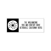 Mid Century Modern Atomic Retro Minimal ラバースタンプ (インプリント)