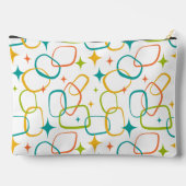 Mid-Century Modern Atomic Sparkle Cosmetic Bag アクセサリーポーチ (裏面)