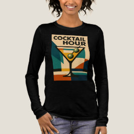 Mid Century Modern Bauhaus Cocktail Hour Martini トライブレンドＴシャツ