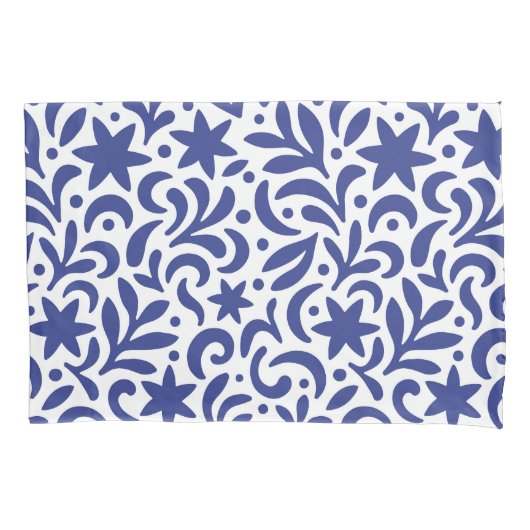 Mid Century Modern Biophilic Pattern 枕カバー (正面左)