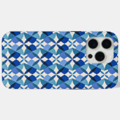 Mid-Century Modern Blue Case-Mate iPhoneケース (裏面 (横))