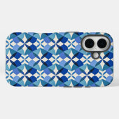 Mid-Century Modern Blue Case-Mate iPhoneケース (裏面 (横))