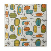 Mid-Century Modern Boomerang Pattern #9 ID1224 タイル (正面)