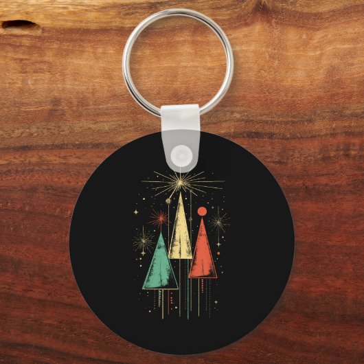 Mid Century Modern Christmas  キーホルダー (正面)