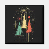 Mid Century Modern Christmas マグネット (正面)