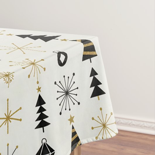 Mid Century Modern Christmas Icons テーブルクロス (インサイチュ)