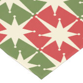 Mid Century Modern Christmas Retro Starbursts ショートテーブルランナー (コーナー)