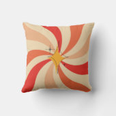 Mid Century Modern Christmas Sputnik Stars Photo クッション (裏面)