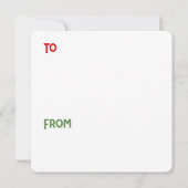 Mid Century Modern Christmas Tree Retro Rocket (裏面)