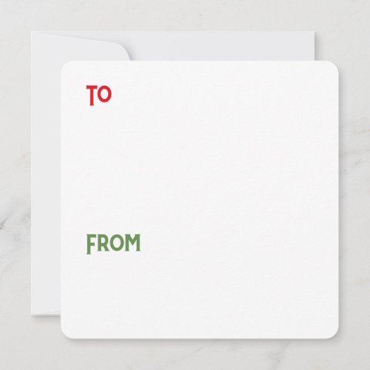 Mid Century Modern Christmas Tree Retro Rocket (裏面)