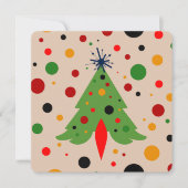 Mid Century Modern Christmas Tree Retro Rocket (正面)