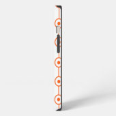 Mid-Century Modern Circle Strings iPhoneケース (左側面)