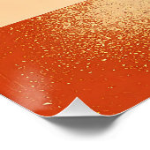 Mid Century Modern Color Block Martini Art ポスター (コーナー)