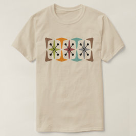 Mid Century Modern Cosmic Starburst Design T-Shirt Tシャツ