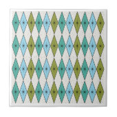 Mid Century Modern Diamonds  タイル (正面)