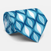 Mid-Century Modern Diamonds, Denim Blues ネクタイ (ロール)