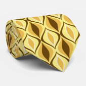 Mid-Century Modern Diamonds, Mustard Gold ネクタイ (ロール)