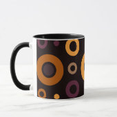 Mid-Century Modern Fall Geometric マグカップ (左)