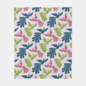 Mid-Century Modern Firebirds  フリースブランケット (正面)