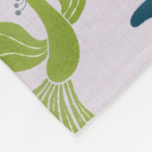 Mid-Century Modern Firebirds  フリースブランケット (角)