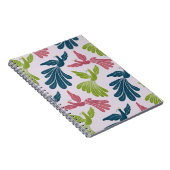 Mid-Century Modern Firebirds Spiral Notebook ノートブック (右側)