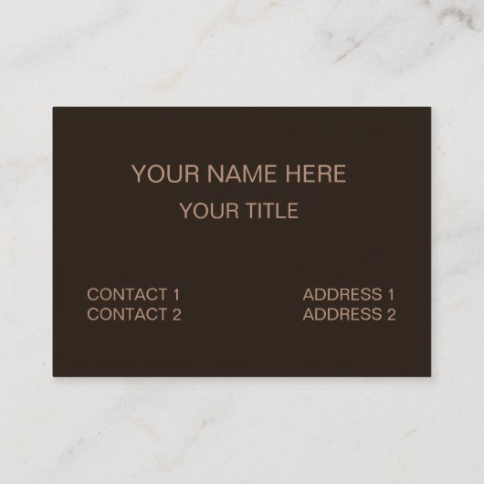 Mid Century Modern Floral Geometric 名刺 (裏面)