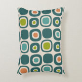 Mid Century Modern Garden Path Pattern アクセントクッション (正面(垂直))