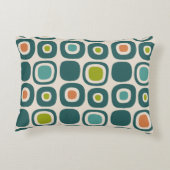 Mid Century Modern Garden Path Pattern アクセントクッション (裏面)