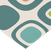 Mid Century Modern Garden Path Pattern ショートテーブルランナー (コーナー)