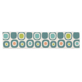 Mid Century Modern Garden Path Pattern ショートテーブルランナー (横)