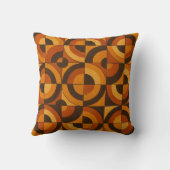Mid Century Modern Geometric Abstract Pattern クッション (裏面)