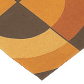 Mid Century Modern Geometric Abstract Pattern ショートテーブルランナー (コーナー)